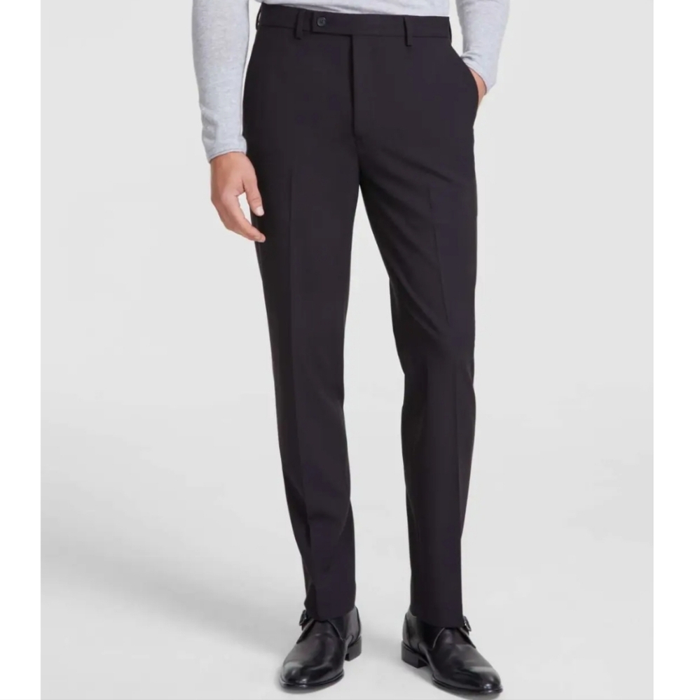Calvin Klein Slim Fit Black Dress Pants Straight Leg
